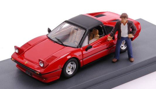 Best Model - FERRARI 308 GTS PERSONAL CAR VILLENEUVE 1977 WITH FIGURE 1:43 - Cod. BT9848P