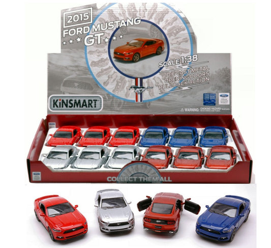 Kinsmart - FORD MUSTANG GT 2015 COL.ASS.cm 12,5 1:38 - Cod. KT5386D