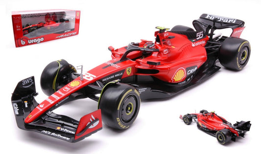 Burago - FERRARI F-23 N.55 2023 CARLOS SAINZ 1:18 - Cod. BU16812S