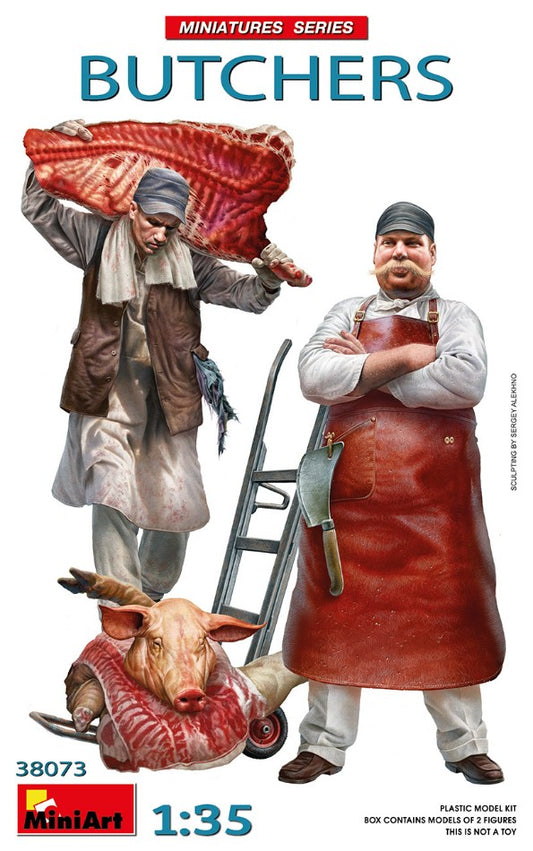 Miniart - BUTCHERS (MACELLAI) KIT 1:35 - Cod. MIN38073