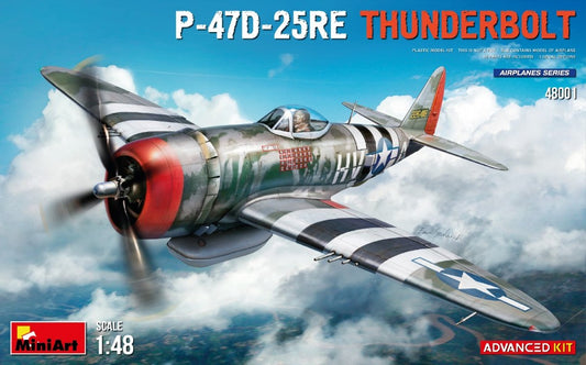 Miniart - P-47D-25RE THUNDERBOLT ADVANCED KIT 1:48 - Cod. MIN48001