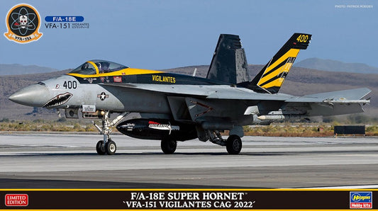 Hasegawa - FA-18E SUPER HORNET VFA 151 VIGILANTES CAG 2022 KIT 1:72 - Cod. HA02450