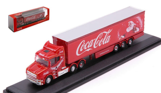 Oxford - SCANIA T CAB BOX TRAILER COCA COLA mm 120 - Cod. OXFNTCAB007CC