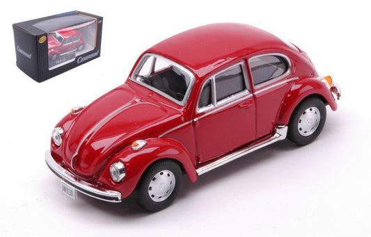 Cararama - VW BEETLE RED BURGUNDY 1:43 - Cod. CA410500