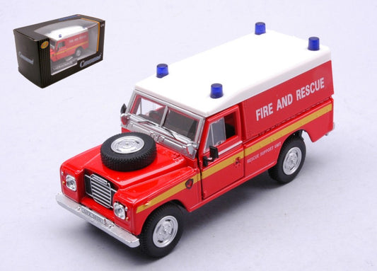 Cararama - LAND ROVER SERIES III 109 FIRE AND RESCUE 1:43 - Cod. CA553940