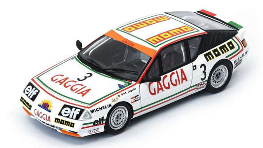 Spark Model - ALPINE V6 TURBO N.3 EUROPA CUP CHAMPION 1986 MASSIMO SIGALA 1:43 - Cod. S7331