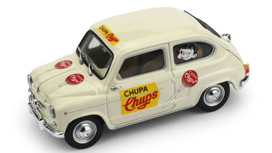Brumm - SEAT 600D COMMERCIALE CHUPA CHUPS 1960 1:43 - Cod. BM0637