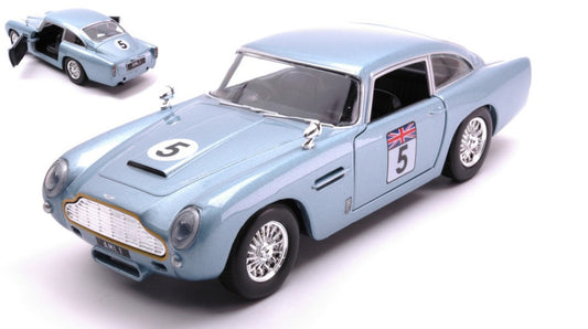 Motormax - ASTON MARTIN DB5 N.5 GT RACING BLUE 1:24 - Cod. MTM73789B