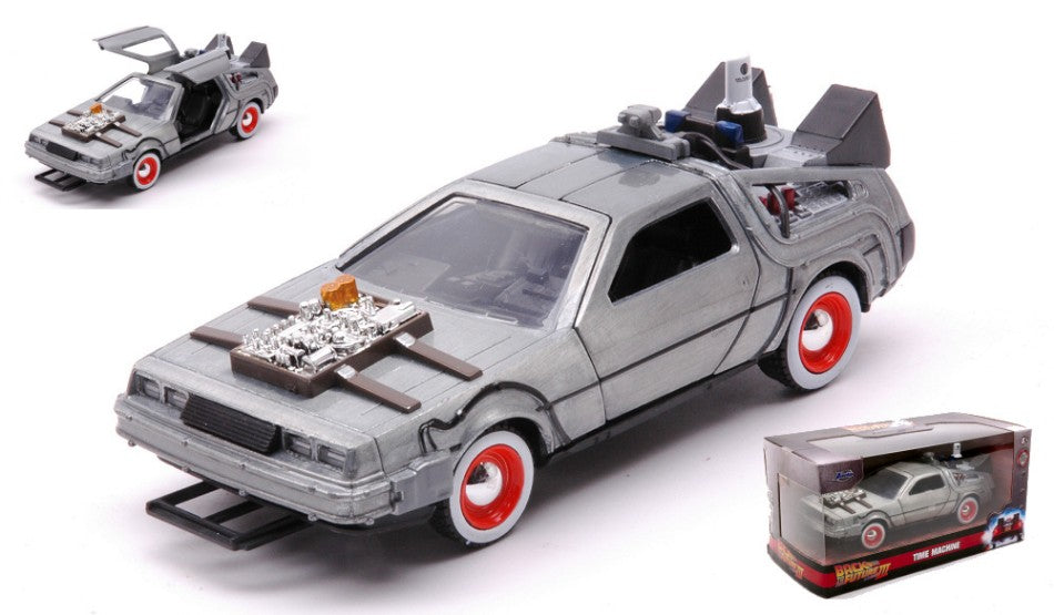 Jada Toys - DE LOREAN "BACK TO THE FUTURE III" TIME MACHINE 1:32 - Cod. JADA32290