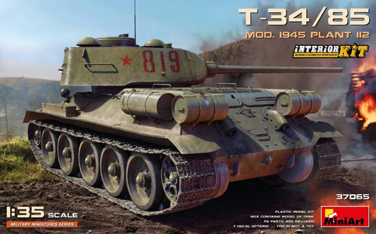 Miniart - T-34-85 MOD.1945 PLANT 112 INTERIOR KIT 1:35 - Cod. MIN37065