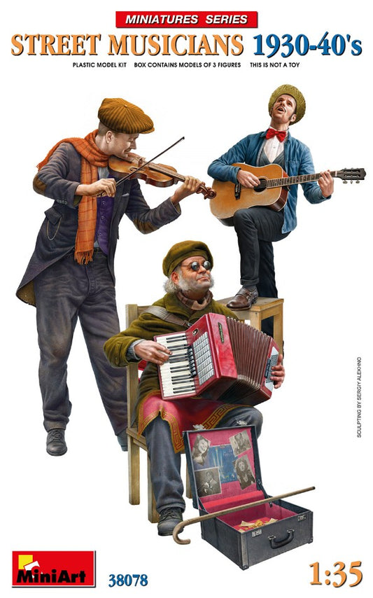 Miniart - STREET MUSICIANS 1930-40KIT 1:35 - Cod. MIN38078