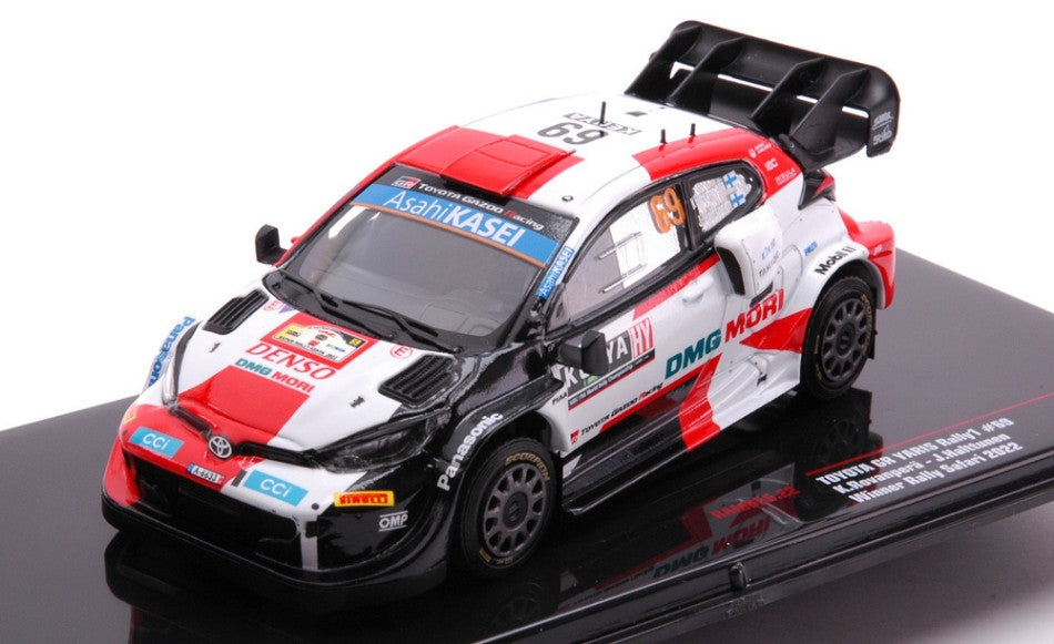 Ixo Model - TOYOTA GR YARIS RALLY1 N.69 SAFARI RALLY 2022 ROVANPERA/HALTTUNEN 1:43 - Cod. RAM856