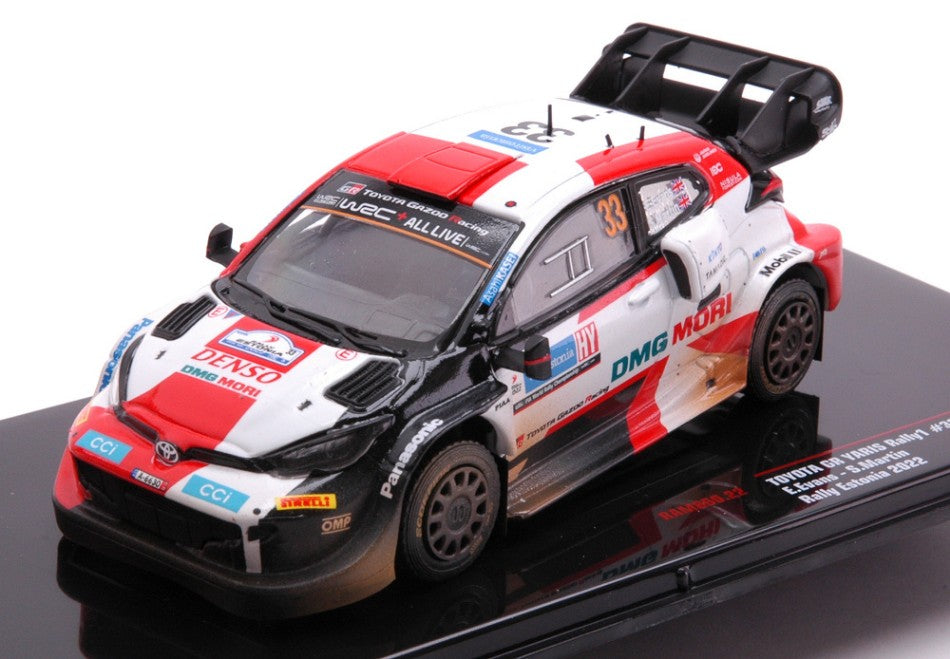 Ixo Model - TOYOTA GR YARIS WRC N.33 RALLY EASTLAND 2022 EVANS-MARTIN 1:43 - Cod. RAM860