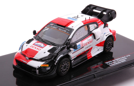 Ixo Model - TOYOTA GR YARIS N.18 WRC RALLY ESTLAND 2022KATSUTA/JOHNSTON 1:43 - Cod. RAM861