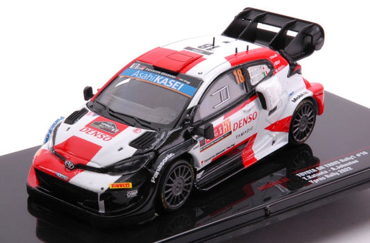 Ixo Model - TOYOTA YARIS WRC N.18 RALLY YPERN 2022 KATSUTA-JOHNSTON 1:43 - Cod. RAM876