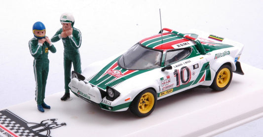 Ixo Model - LANCIA STRATOS HF N.10 WINN.RALLY MONTE C.1976 W/FIG.MUNARI/MAIGA 1:43 - Cod. SPRM001-76