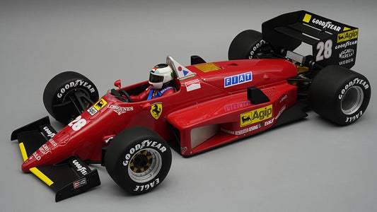 Tecnomodel - FERRARI 156-85 NURBURGRING GP 1985 STEFAN JOHANSSON W/DRIVER 1:18 - Cod. TMD18322C