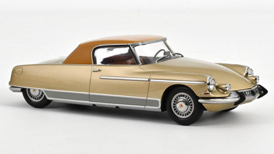 Norev - CITROEN DS 19 LE DANDY 1964 BEIGE METALLIC & BROWN ROOF 1:18 - Cod. NV181741