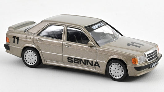 Norev - MERCEDES 190E 2.3 1984 BEIGE METALLIC SENNA JET-CAR 1:43 - Cod. NV351196