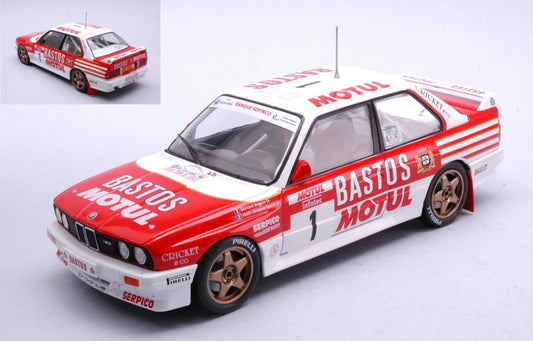 Ixo Model - BMW E30 M3 N.1 RALLY TOUR DE CORSE 1988 BEGUIN/LENNE 1:24 - Cod. 24RAL029A