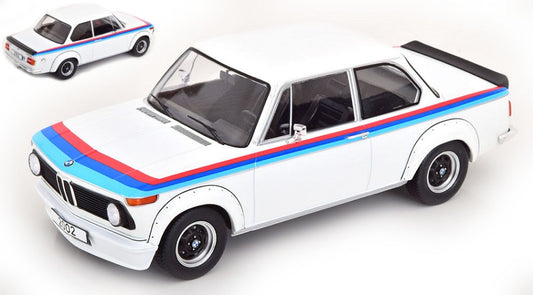 Modelcargroup - BMW 2002 TURBO 1973 WHITE/DECORATED 1:18 - Cod. MCG18408