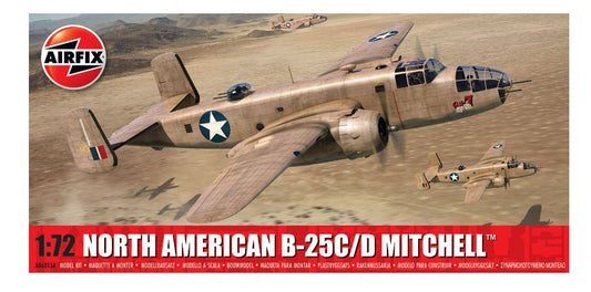 Airfix - NORTH AMERICAN B-25C D MITCHELL KIT 1:72 - Cod. A06015A