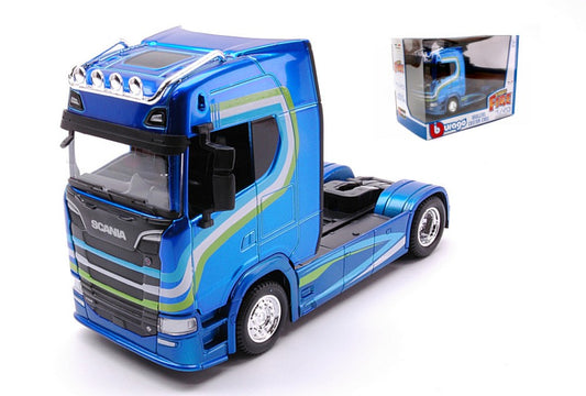 Burago - SCANIA S730 HIGHLINE CAB BLUE 1:43 - Cod. BU32206