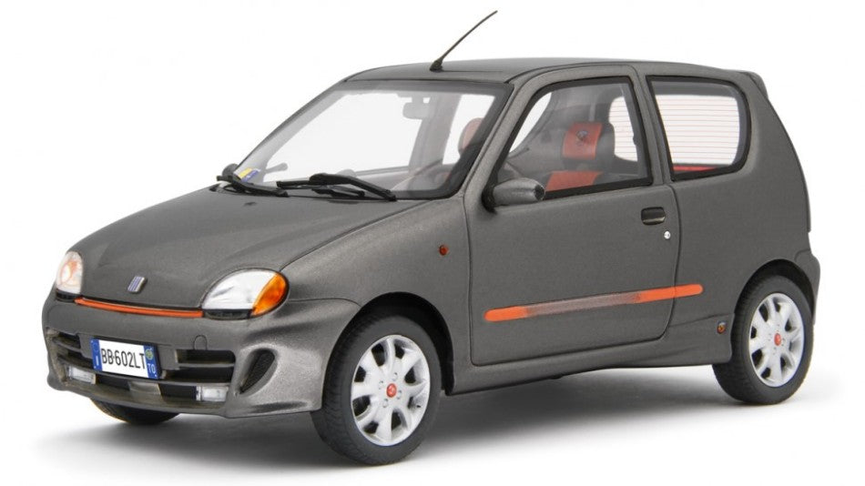 Laudo Racing - FIAT 600 SPORTING ABARTH 1998 DARK MET.GREY 1:18 - Cod. LM170C