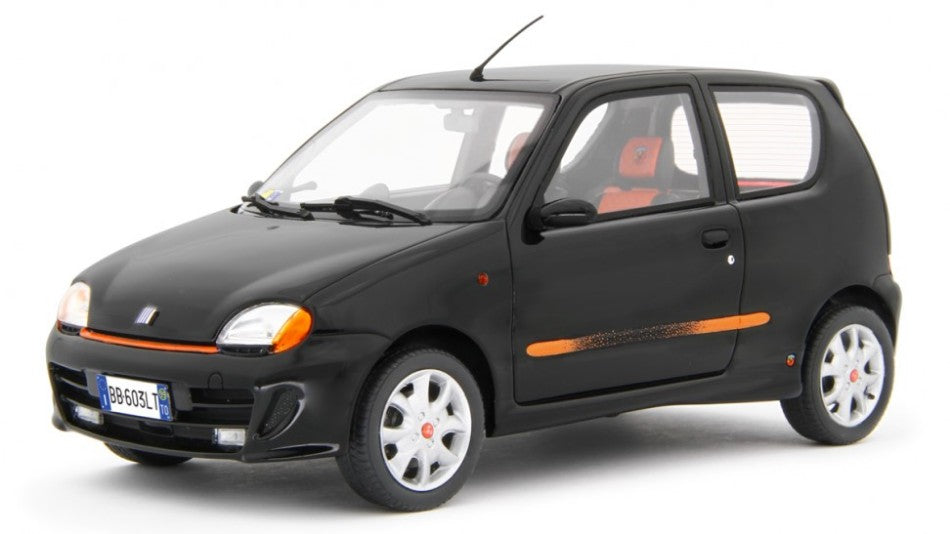 Laudo Racing - FIAT 600 SPORTING ABARTH 1998 BLACK 1:18 - Cod. LM170D