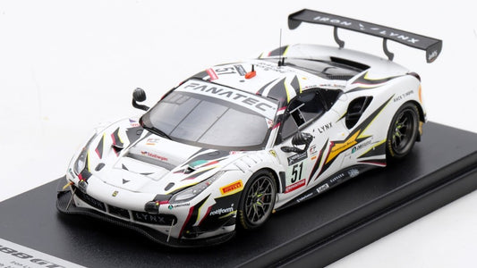 Looksmart - FERRARI 488 GT3 N.51 IRON LYNX 9th 24H SPA 2022 MOLINA/CALADO/NIELS.1:43 - Cod. LSRC151