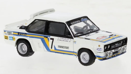Brekina - FIAT 131 ABARTH NR.7 SVENSKA FIAT MONTE CARLO B.VALDEGAARD 1:87 - Cod. BRE22661