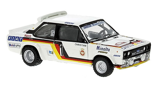 Brekina - FIAT 131 ABARTH NR.1 FIAT MINOLTA RALLY HUNSRUECK W.ROHRL 1:87 - Cod. BRE22662