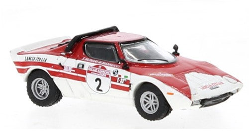 Brekina - LANCIA STRATOS HF N.2 WINN.RALLY SANREMO 1974 MUNARI-MANNUCCI 1:87 - Cod. BRE29653