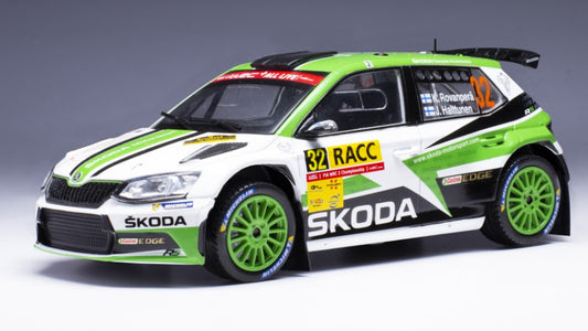 Ixo Model - SKODA FABIA R5 N.32 RALLY CATALUNYA 2018ROVANPERA-HALTTUNEN 1:24 - Cod. 24RAL031B