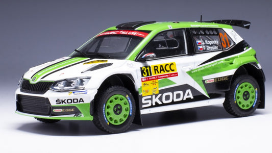 Ixo Model - SKODA FABIA R5 N.31 RALLY CATALUNYA 2018KOPECKY-DRESLER 1:24 - Cod. 24RAL031A