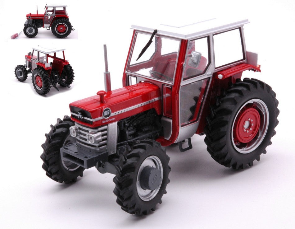 Replicagri - TRATTORE MASSEY FERGUSON M188 4x4 CAB 1:32 - Cod. REPLI513