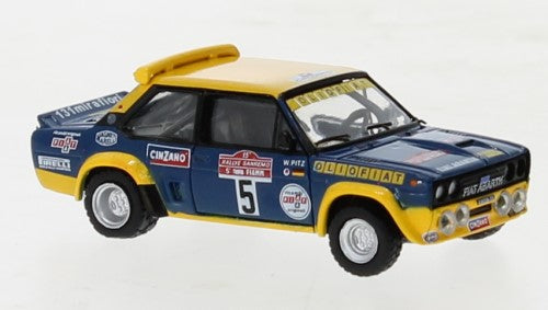 Brekina - FIAT 131 ABARTH N.5 OLIO FIAT RALLY SAN REMO 1977 W.ROHRL 1:87 - Cod. BRE22658