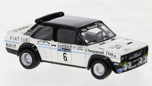 Brekina - FIAT 131 ABARTH N.6 FIAT UK RALLY RAC 1977 T.MAKINEN 1:87 - Cod. BRE22660