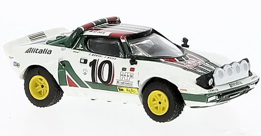 Brekina - LANCIA STRATOS HF N.10 WINN.RALLY MONTECARLO 1976 MUNARI-MAIGA 1:87 - Cod. BRE29655