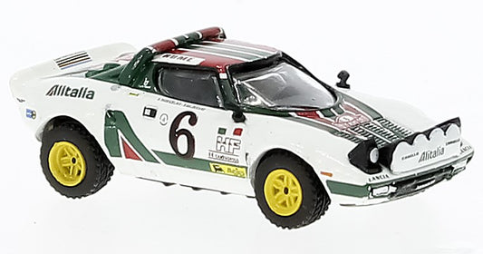 Brekina - LANCIA STRATOS HF N.6 2nd RALLY MONTECARLO 1976 WALDEGAARD-THORSZEL.1:87 - Cod. BRE29656