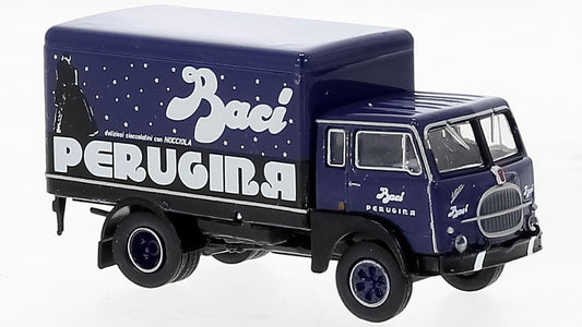 Brekina - FIAT 642 BOX WAGON CIOCCOLATO PERUGINA 1962 1:87 - Cod. BRE58608