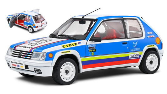 Solido - PEUGEOT 205 1.9 RALLY SCHWAB COLLECTION 1990 1:18 - Cod. SL1801716