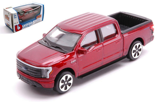Burago - FORD F-150 LIGHTNING 2022 MET.RED 1:43 - Cod. BU30467B