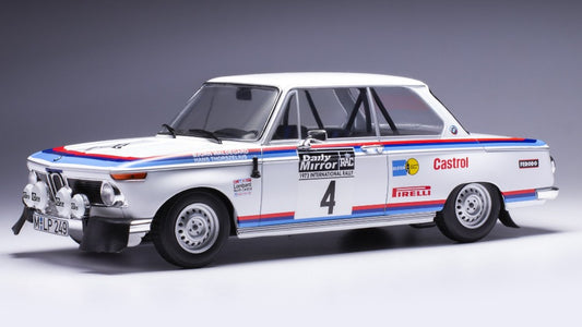 Ixo Model - BMW 2002 N.4 RAC RALLY 1973WALDEGAARD-THORSZELIUS 1:18 - Cod. 18RMC163