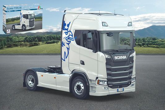 Italeri - SCANIA S770 V8 WHITE CAB KIT 1:24 - Cod. IT3965