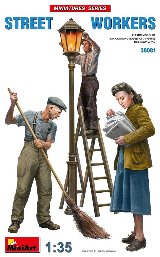 Miniart - STREET WORKERS KIT 1:35 - Cod. MIN38081