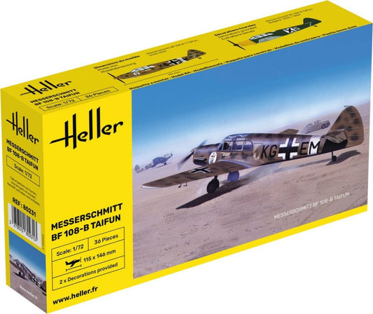 Heller - MESSERSCHMITT BF 108 B TAIFUN KIT 1:72 - Cod. HL80231