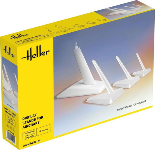 Heller - DISPLAY STANDS FOR AIRCRAFT (CAN BE USED FOR SCALE 1:144-1:72-1:48-1:32) - Cod. HL95200