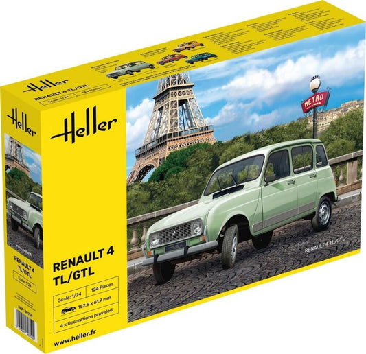 Heller - RENAULT 4TL/GTL KIT 1:24 - Cod. HL80759