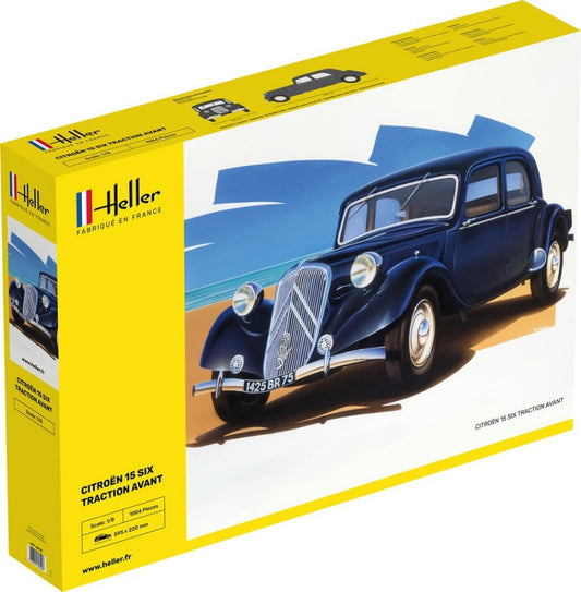 Heller - CITROEN 15 SIX TRACTION AVANT KIT 1:8 - Cod. HL80799